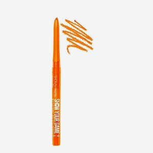 Гелевый карандаш для глаз Show Your Game Waterproof Gel Eye Pencil 0,28г: 407 Оранжевый