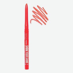 Гелевый карандаш для глаз Show Your Game Waterproof Gel Eye Pencil 0,28г: 409 Алый