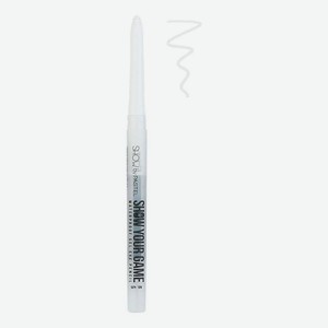 Гелевый карандаш для глаз Show Your Game Waterproof Gel Eye Pencil 0,28г: 405 Белый