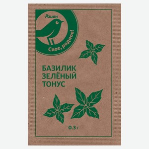 Семена Базилик «Каждый день» Тонус зеленый, 0,3 г