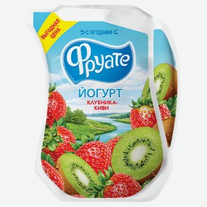 Йогурт питьевой «Фруате» клубника-киви 1.5%, 950 г
