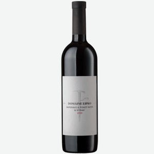 Вино тихое красное сухое Domaine Lipko Saperavi & pinot noir & syrah 2021 0.75 л