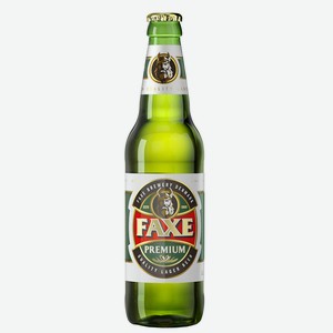 Пиво Факсе Премиум светлое фильтрованное пастеризованное 4,9% 0,45л ст/б МПК