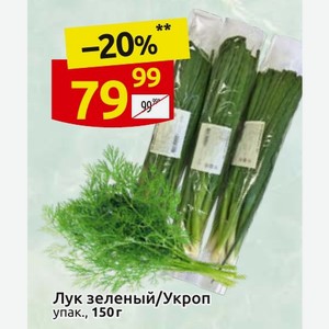 Лук зеленый/Укроп упак., 150 г