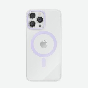 Чехол защитный VLP Line case with MagSafe для iPhone 14 ProMax, фиолетовый