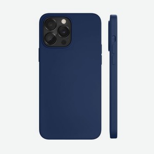 Чехол защитный VLP Silicone case with MagSafe для iPhone 14 Pro, темно-синий