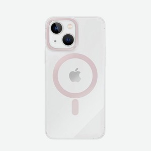 Чехол защитный VLP Line case with MagSafe для iPhone 14 Plus, розовый