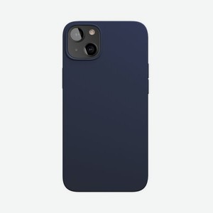 Чехол защитный VLP Silicone case with MagSafe для iPhone 13, темно-синий