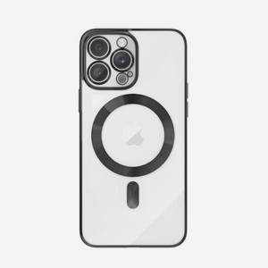 Чехол UZAY с цветной рамкой и Magsafe для iPhone 14 ProMax, черный
