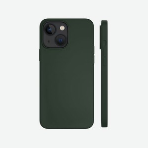 Чехол защитный VLP Silicone case with MagSafe для iPhone 14 Plus, темно-зеленый