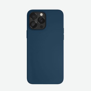 Чехол защитный VLP Silicone case для iPhone 14 ProMax, темно-синий