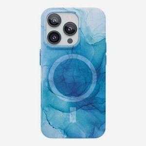 Чехол защитный VLP Splash case с MagSafe для iPhone 14 Pro, синий