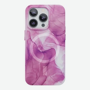 Чехол защитный VLP Splash case с MagSafe для iPhone 14 Pro, розовый