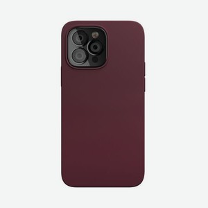 Чехол защитный VLP Silicone case для iPhone 13 Pro, марсала