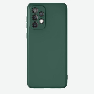 Чехол защитный VLP Silicone case для Samsung Galaxy A33 5G, темно-зеленый