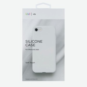 Чехол защитный VLP Silicone Сase для iPhone SE 2020, белый
