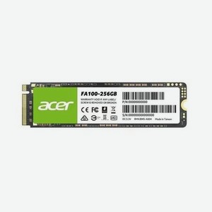 Накопитель SSD Acer M.2 2280 FA100 256GB PCIe Gen3 x4, NVMe (BL.9BWWA.118)