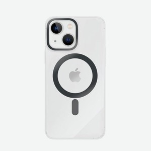 Чехол защитный VLP Line case with MagSafe для iPhone 14, черный