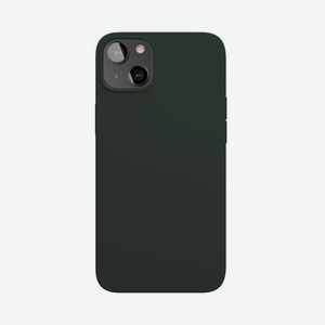 Чехол защитный VLP Silicone case with MagSafe для iPhone 13 mini, темно-зеленый