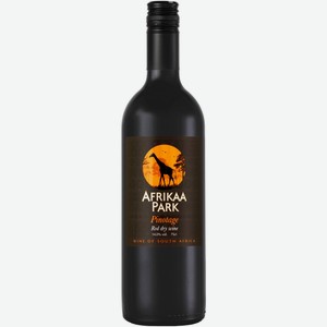 Вино  Африкаа Парк  Пинотаж, 750 мл, Красное, Сухое