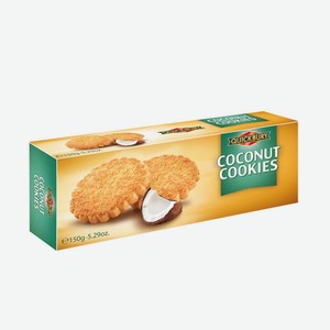 Печенье кокосовое Квикбери Квикбери кор, 150 г