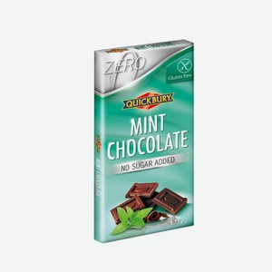 Шоколад без сахара Квикбери с мятой Шоколатес Торрас кор, 75 г