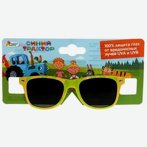 Очки детские солнцезащитные  Играем вместе  Синий трактор зеленые арт.67751-ST-2 330003