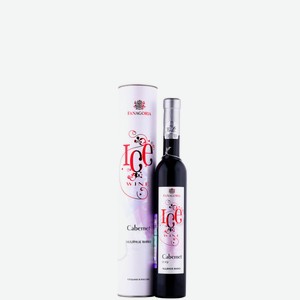 Вино тихое красное сладкое ЗГУ Кубань Фанагория ICE WINE КАБЕРНЕ 0,375л 2019 в подарочной тубе 0.375 л