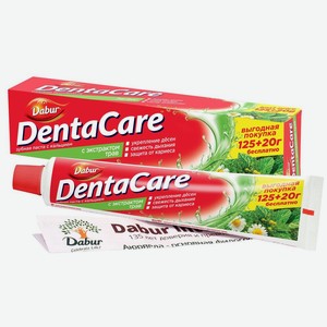Зубная паста <DentaCare> с кальцием с экстрактом трав 145г Индия