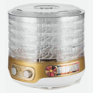 Сушилка для продуктов электрическая Мастерица EFD-3051 цвет: бело-золотистый, 250 Вт
