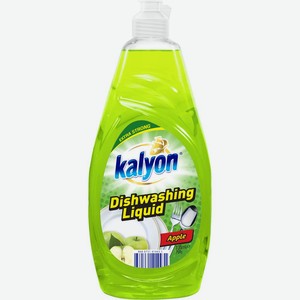 Моющее средство д/мытья посуды <Kalyon> яблоко 735мл Турция