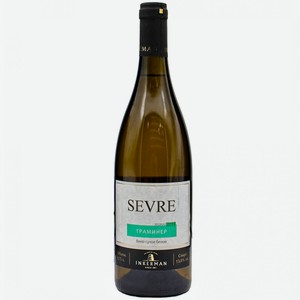Вино тихое белое сухое столовое Инкерман SEVRE «Траминер» 0.75 л