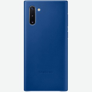 Чехол Samsung Leather Cover для Note 10, Blue