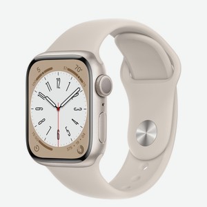 Смарт-часы Apple Watch Series 8 41mm Starlight Aluminium Sport S/M