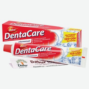 Зубная паста <DentaCare> с кальцием отбеливающая 145г Индия