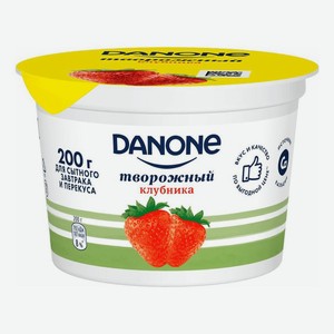 Продукт творожный Danone с клубникой 1.9% 200 г
