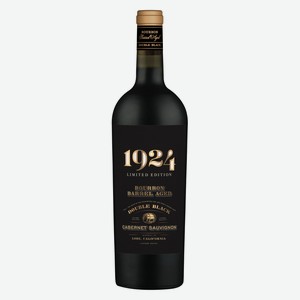 Вино Delicato, 1924, Double Black, Bourbon Barrel Aged Cabernet Sauvignon, California, AVA Lodi, 0,75l