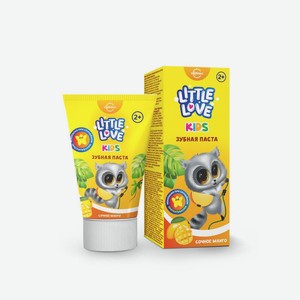 Зубная паста <Little Love> сочное манго 2+ 62г Россия