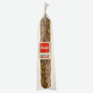 Колбаса сырокопченая «РЕМИТ» Боярская Трапеза в специях, 1 упаковка ~ 0,35 кг