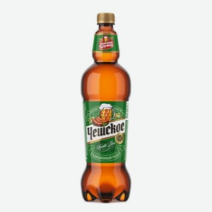 Пиво <Большая Кружка Чешское> светлое пастеризованное кр 4% об 1.2 л пл/бут Россия