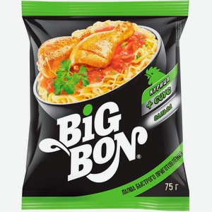 Лапша Big Bon Курица с соусом сальса 75г