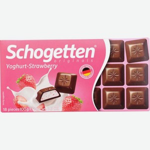 Шоколад Schogetten Клубничный йогурт 100г