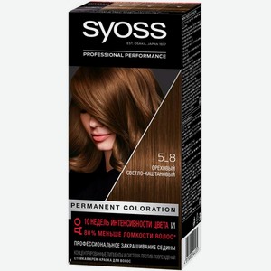 Крем-краска для волос Syoss 5-8 Ореховый светло-каштановый