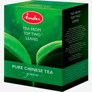 Чай зеленый Indu китайский крупнолистовой 90г