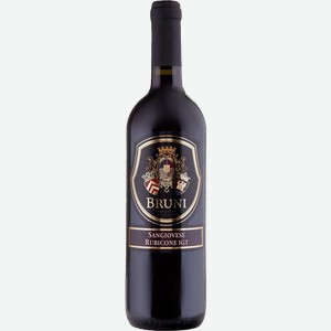 Вино Bruni Sangiovese Rubicone красное полусухое 12% 750мл