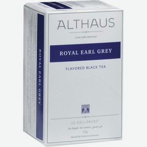 Чай чёрный Althaus Royal Earl Grey с бергамотом 20пак