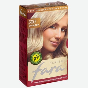 Крем-краска для волос Fara Classic Осветляющая 500 блондор