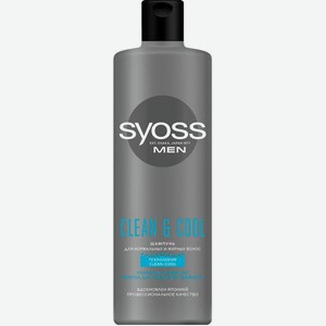 Шампунь и бальзам для волос Syoss Men Clean & Cool 2в1 500мл