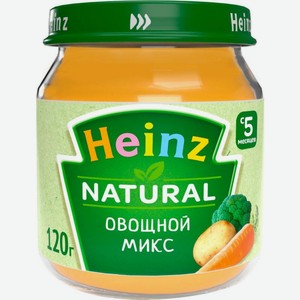 Пюре Heinz овощное микс с 5 месяцев 120г