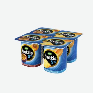 БЗМЖ Продукт йогуртн пастер Fruttis 5% перс/мар/ан/дыня 115г